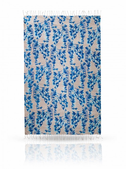 Палантин Женский S-ORCHID/BLUE